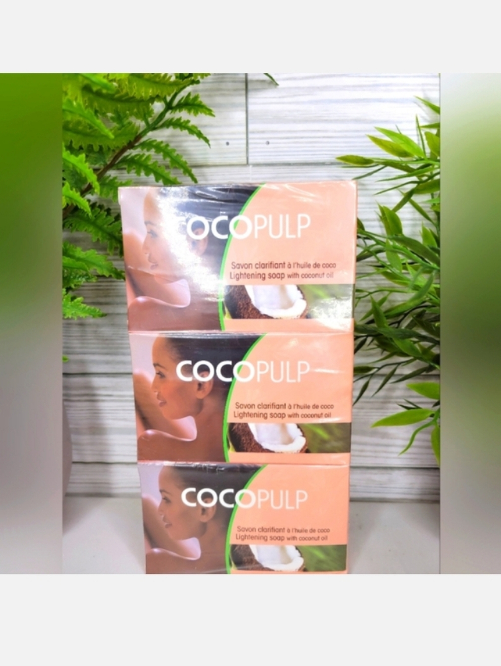 Cocopulp Lightening Soap Bars - Peach/Pack Of 6